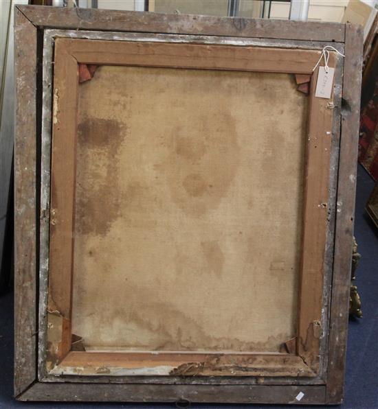 17th century English School Portrait of Charles II 30 x 25in.